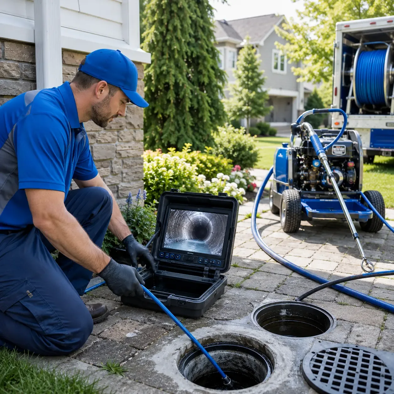Outdoor drain cleaning professionals serving De Ruyter, NY